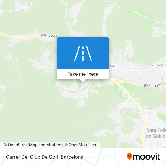 Carrer Del Club De Golf map