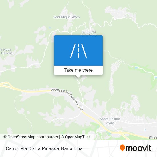 Carrer Pla De La Pinassa map