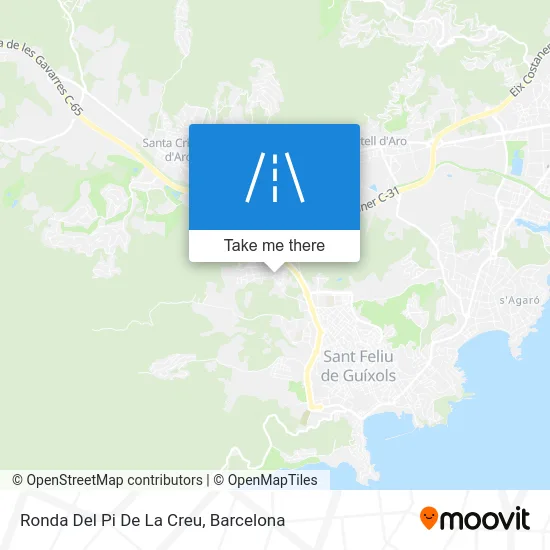 Ronda Del Pi De La Creu map