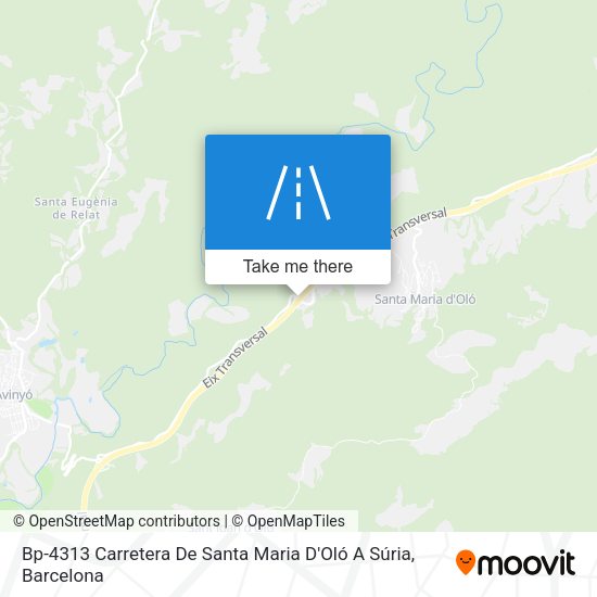 Bp-4313 Carretera De Santa Maria D'Oló A Súria map