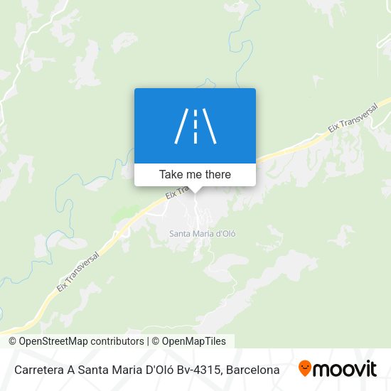 Carretera A Santa Maria D'Oló Bv-4315 map