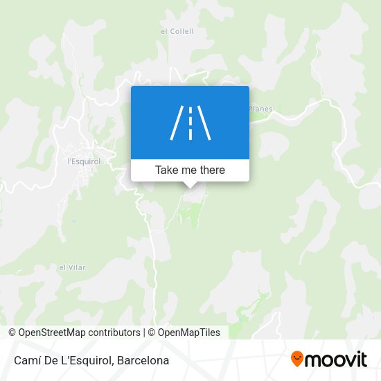 Camí De L'Esquirol map