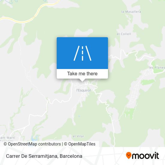 Carrer De Serramitjana map