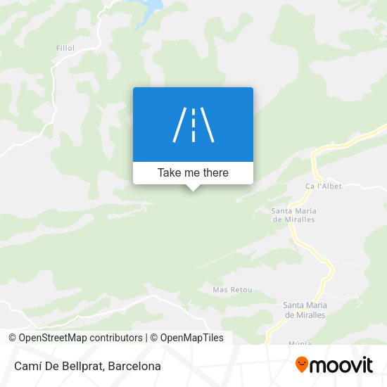 Camí De Bellprat map