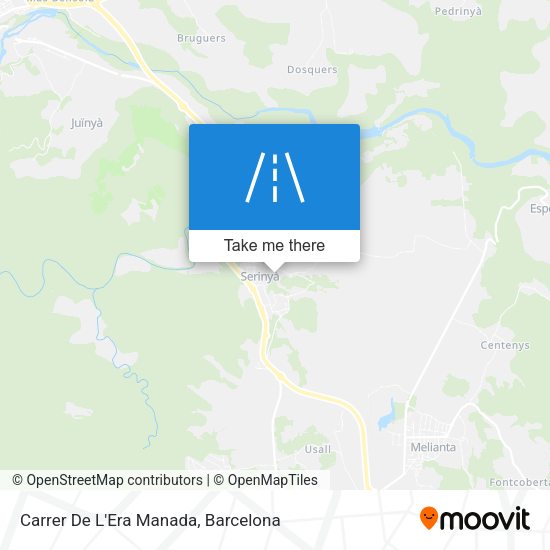 Carrer De L'Era Manada map