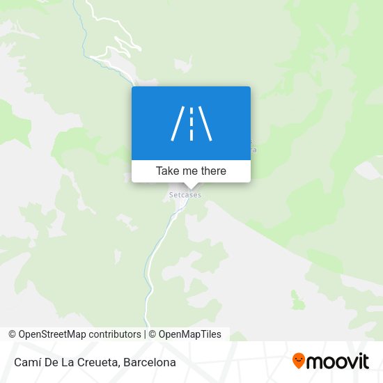 Camí De La Creueta map