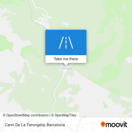 Camí De La Tarongeta map