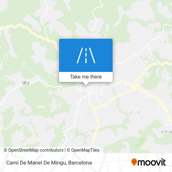 Camí De Manel De Mingu map