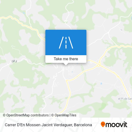 Carrer D'En Mossen Jacint Verdaguer map