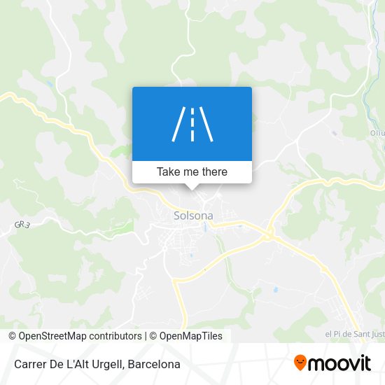 Carrer De L'Alt Urgell map