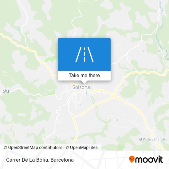 Carrer De La Bòfia map