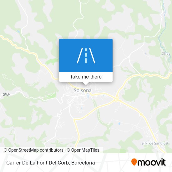 Carrer De La Font Del Corb map