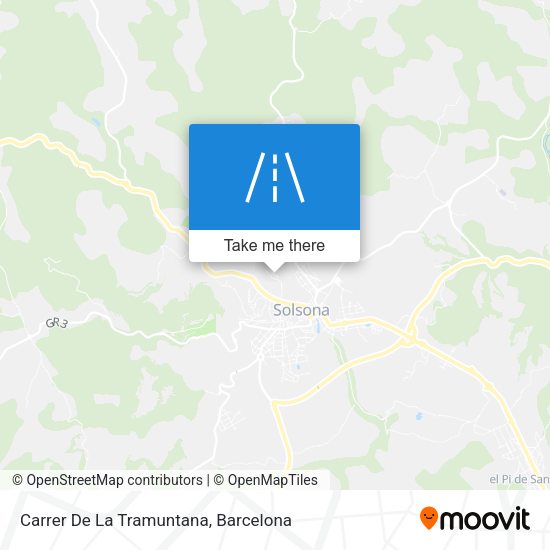Carrer De La Tramuntana map