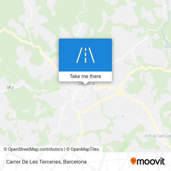 Carrer De Les Terceries map