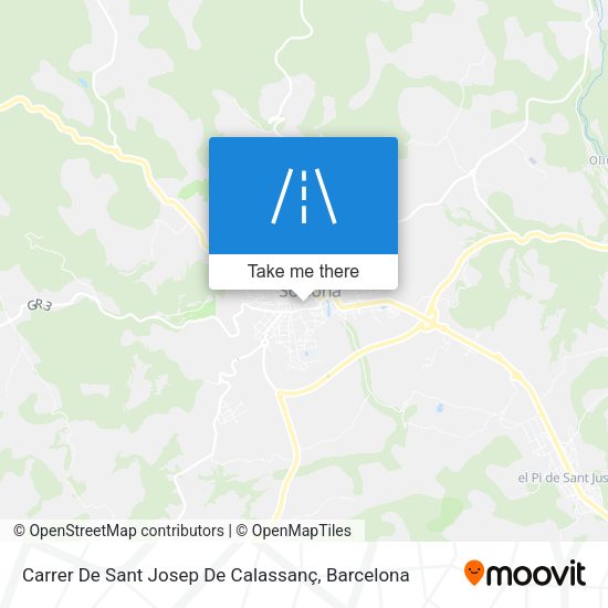 Carrer De Sant Josep De Calassanç map