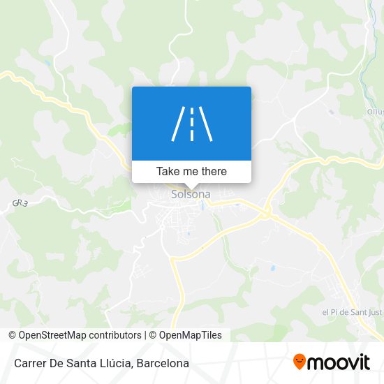 Carrer De Santa Llúcia map