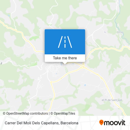 Carrer Del Molí Dels Capellans map