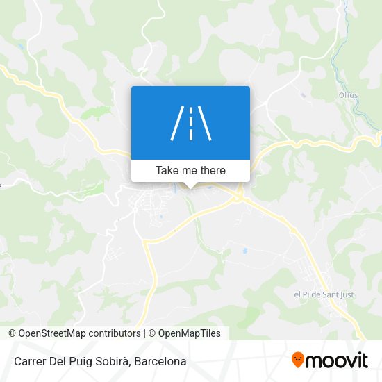 Carrer Del Puig Sobirà map