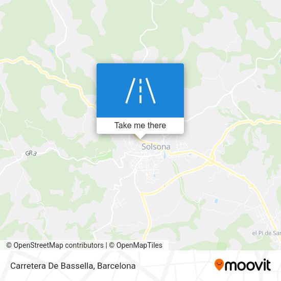 Carretera De Bassella map