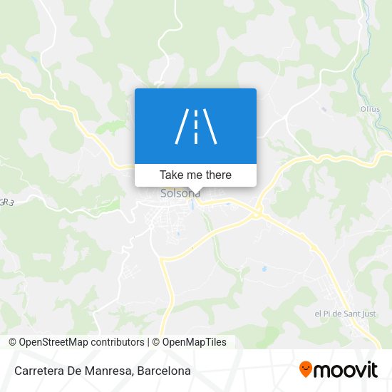 Carretera De Manresa map