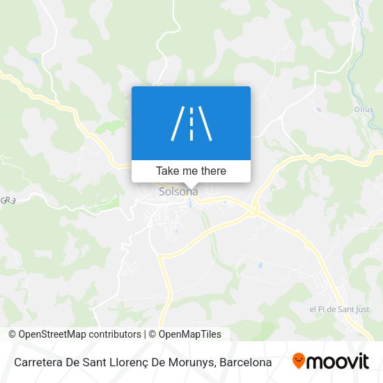 Carretera De Sant Llorenç De Morunys map