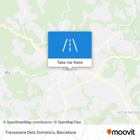 Travessera Dels Dominics map