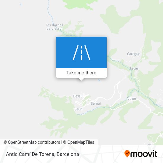 Antic Camí De Torena map