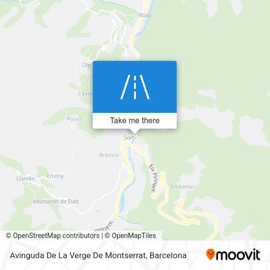 Avinguda De La Verge De Montserrat map