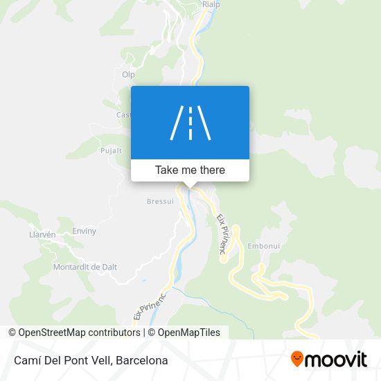 Camí Del Pont Vell map