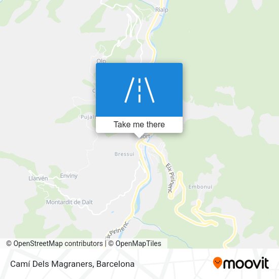 Camí Dels Magraners map