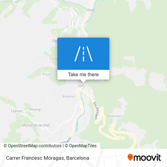 Carrer Francesc Moragas map