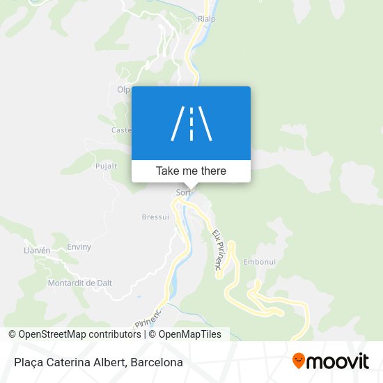 Plaça Caterina Albert map