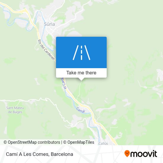 Camí A Les Comes map