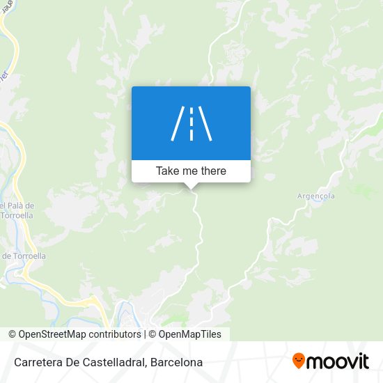 Carretera De Castelladral map