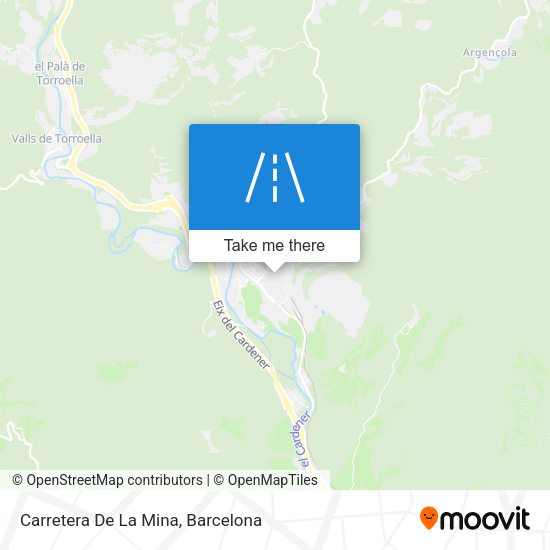 Carretera De La Mina map