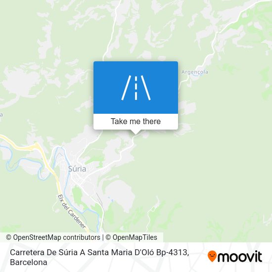 Carretera De Súria A Santa Maria D'Oló Bp-4313 map