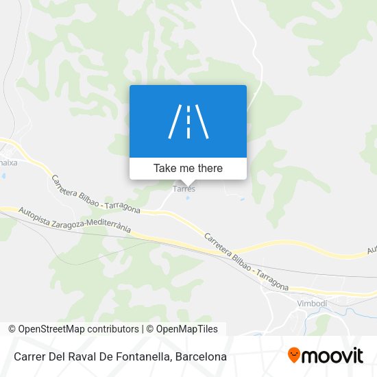 Carrer Del Raval De Fontanella map
