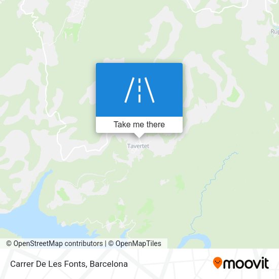 Carrer De Les Fonts map