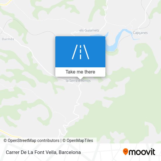 Carrer De La Font Vella map
