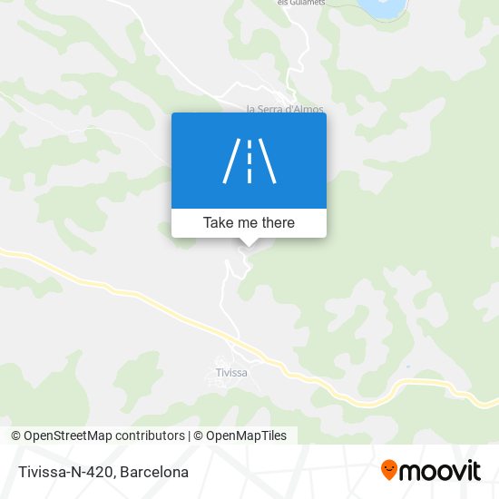 Tivissa-N-420 map