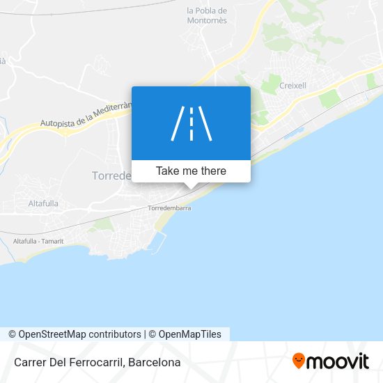 Carrer Del Ferrocarril map