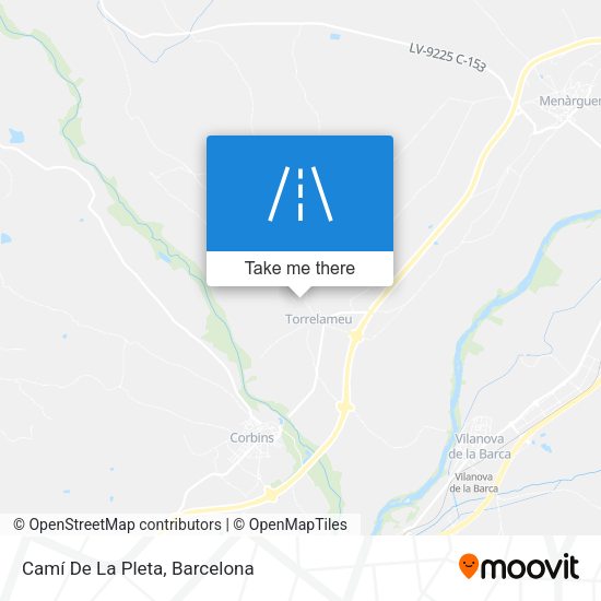 Camí De La Pleta map