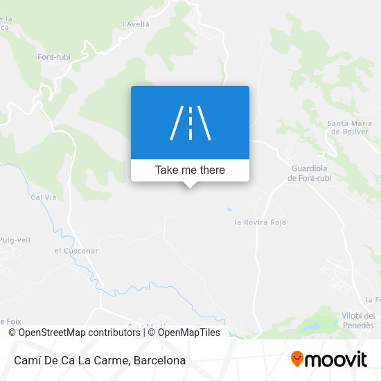 Camí De Ca La Carme map