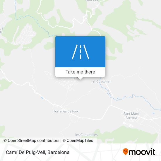 Camí De Puig-Vell map