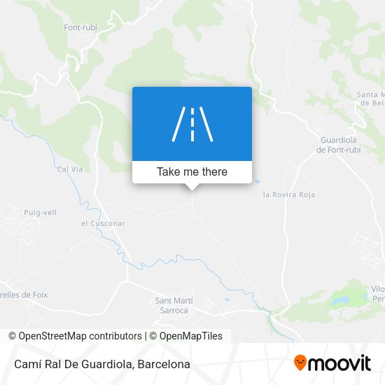 Camí Ral De Guardiola map