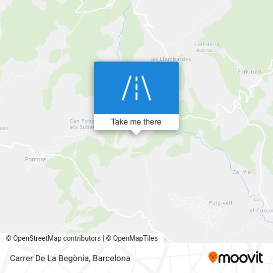 Carrer De La Begònia map