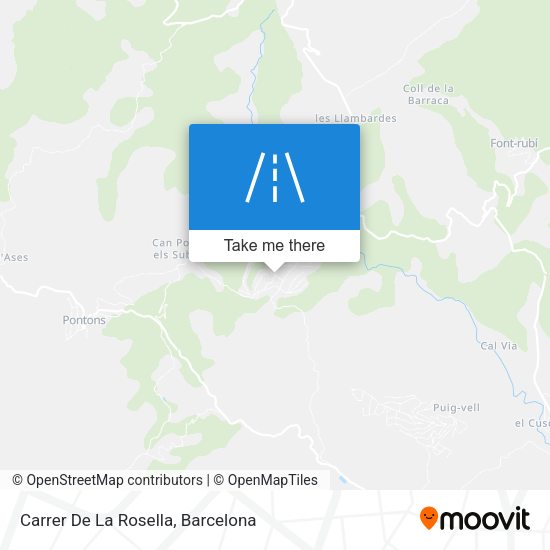 Carrer De La Rosella map