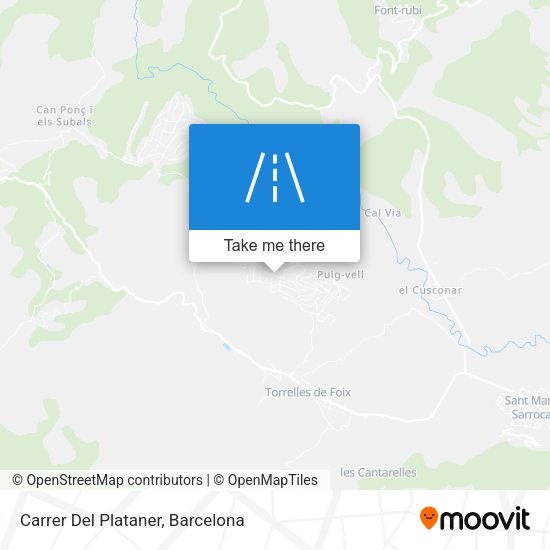 Carrer Del Plataner map