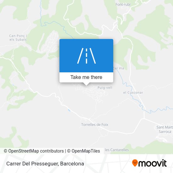 Carrer Del Presseguer map