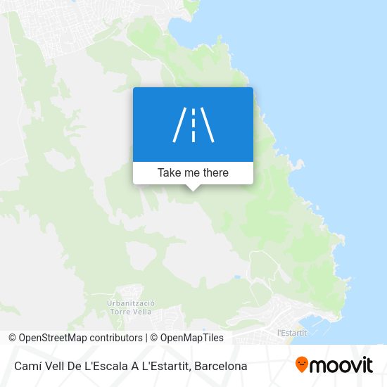 Camí Vell De L'Escala A L'Estartit map